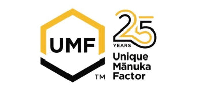 Unique Manuka Factor Logo 25 years