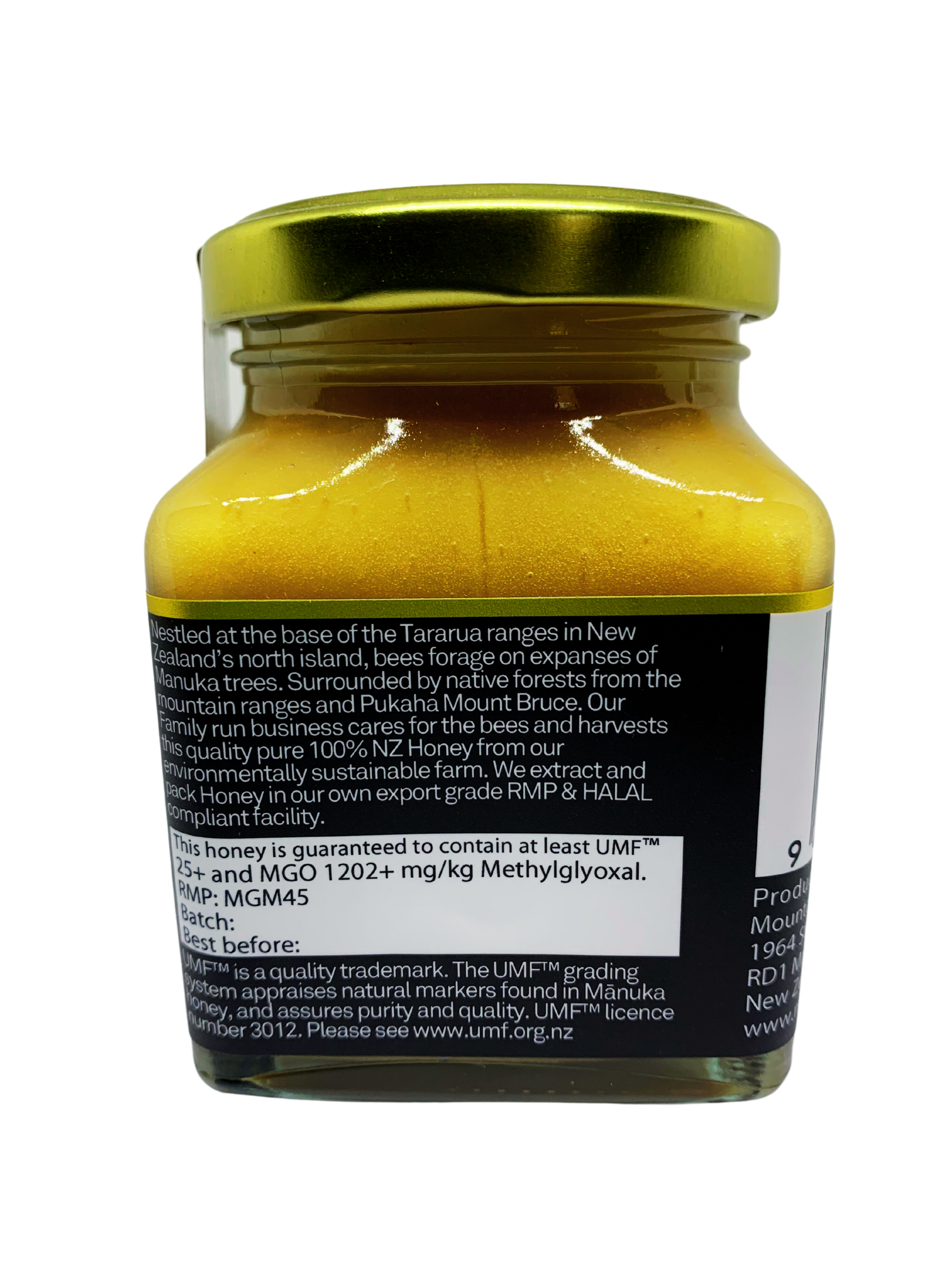 Mountain Gold Manuka Honey UMF25+ MGO 1202+