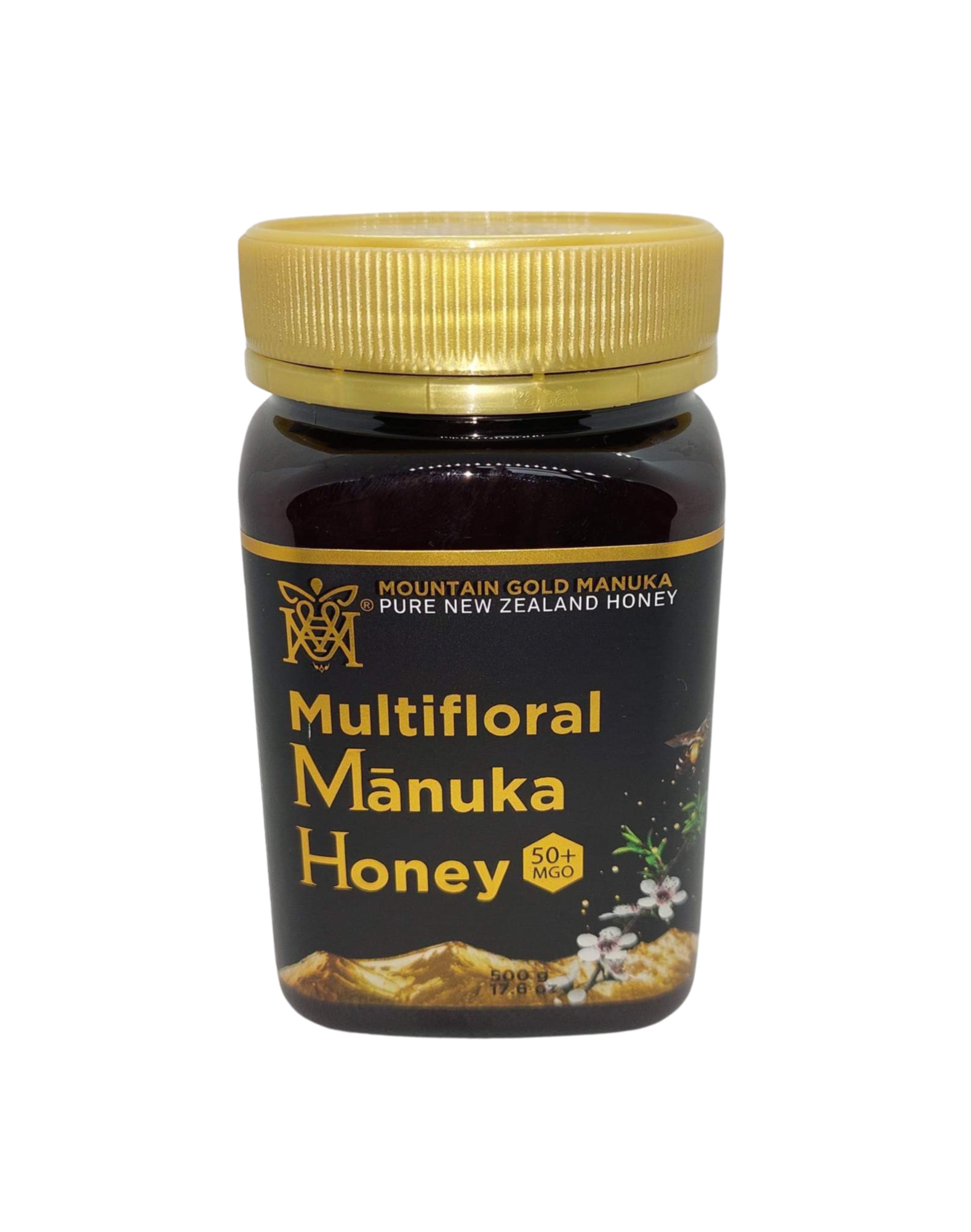 Mountain Gold Manuka Multifloral MGO 50+ 500g front