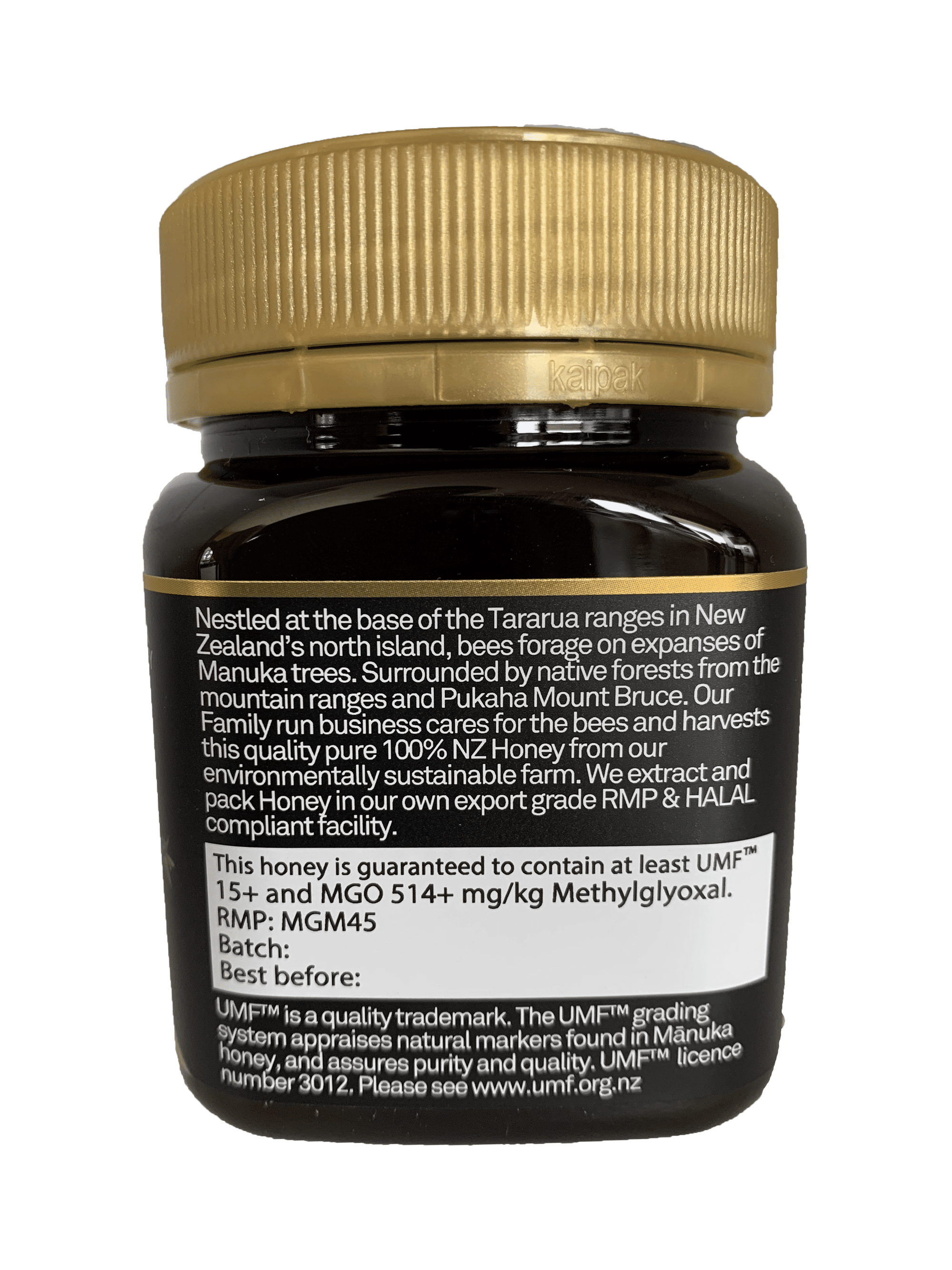 Mountain Gold Manuka Honey UMF15+ MGO 514+