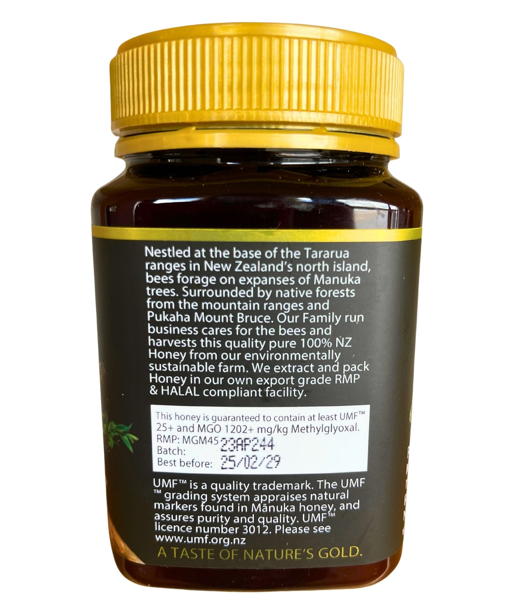 Mountain Gold Manuka Honig UMF25+ MGO 1202+