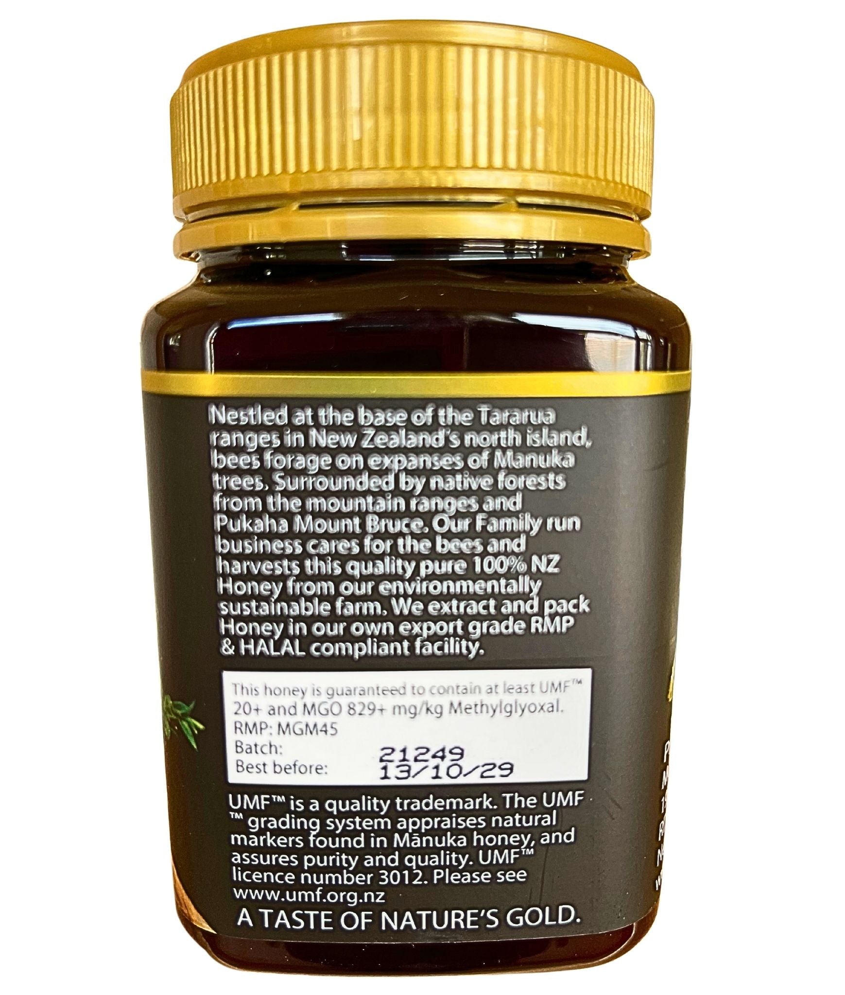 Mountain Gold Manuka Honey UMF20+ MGO 829+