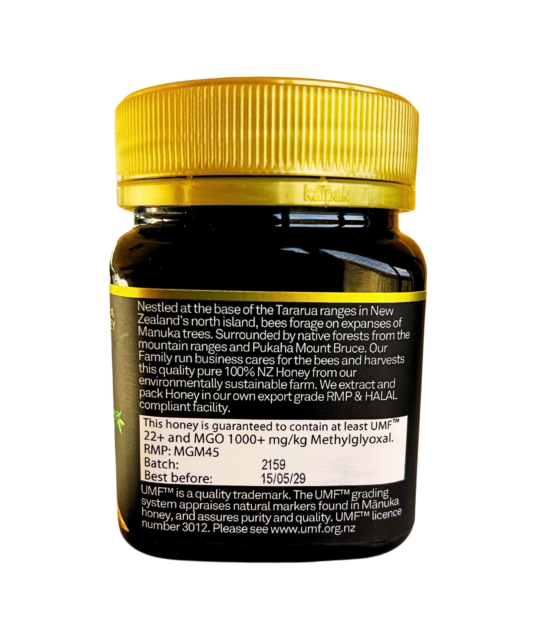 Mountain Gold Manuka Honig UMF20+ MGO 829+