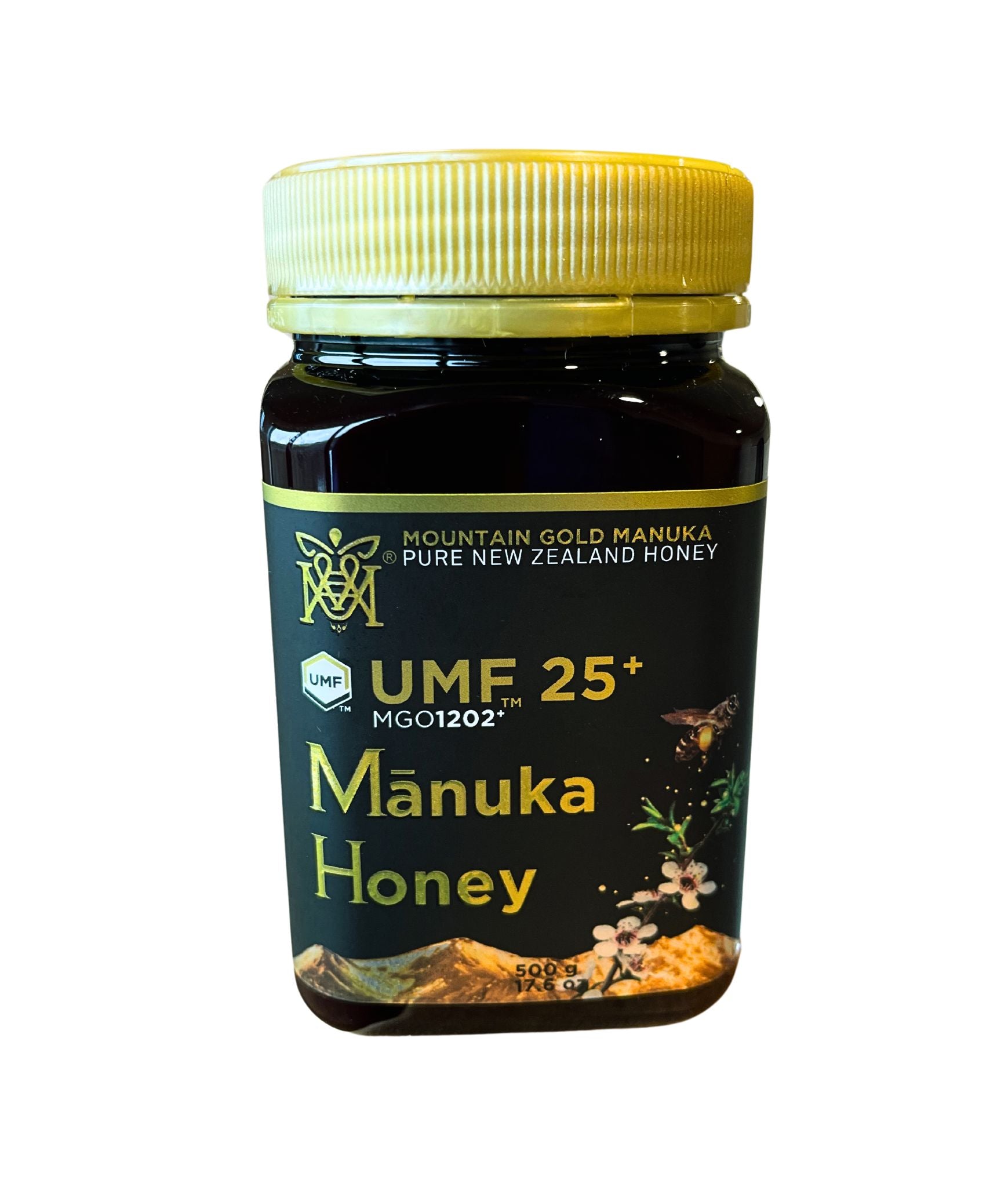 Mountain Gold Manuka Honey UMF25+ MGO 1202+