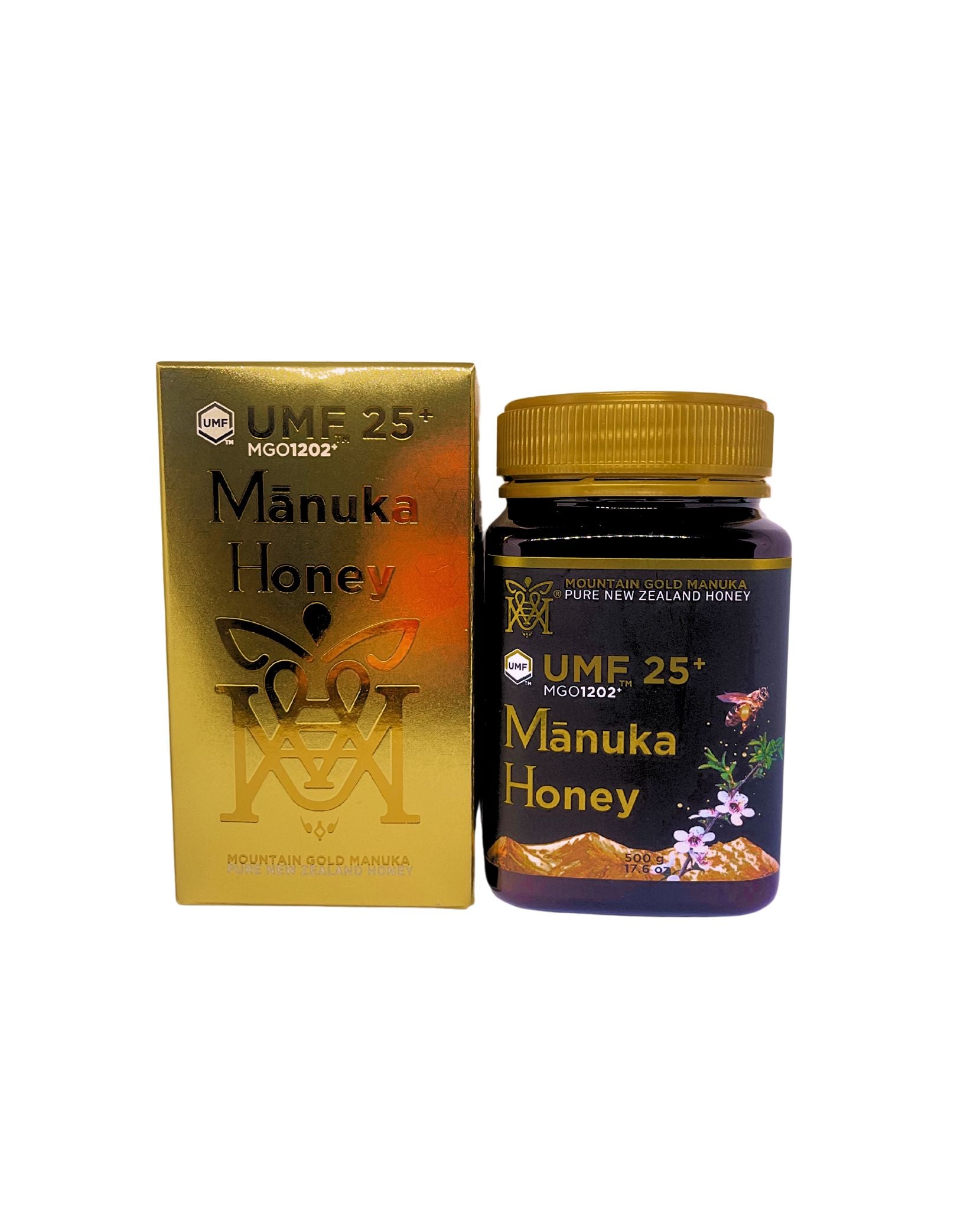 Mountain Gold Manuka Honig UMF25+ MGO 1202+